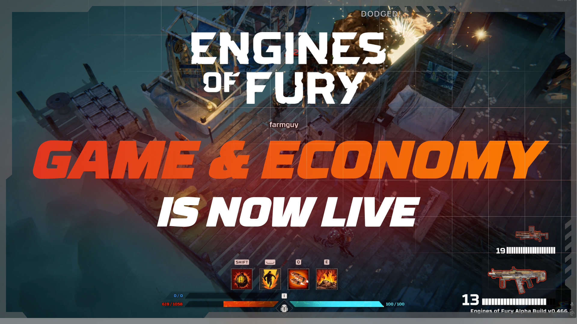 Engines of Fury Game & Economy is NOW LIVE on Epic Games